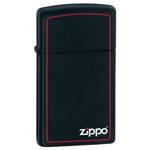 Зажигалка Zippo 1618ZB Black Matte Slim